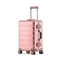 oneel bagage cabine bagages de cabine de luxe légers avec roues résistance à l'abrasion all-aluminum magnesium alloy trolley case bagages d'affaires vanity case