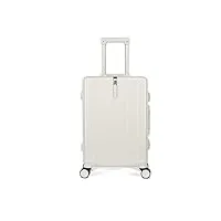 bkekm bagages cabine valise robuste valise à bagages abs écologique valise à roulettes de grande capacité bagage à main dur bagage portable poids léger
