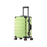 bkekm bagages cabine bagages avancés valises de luxe valise à bagages à roulettes universelle tout en aluminium et alliage de magnésium valise rigide à bagages poids léger