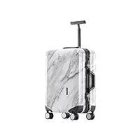 bagages cabine bagage étanche 22 pouces, valises de voyage élégantes, chariot résistant à l'écrasement, bagage à main, bagage créatif poids léger