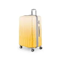 suitline - valise plus grande bagages rigide enregistrés, dégradé de couleur, polycarbonate brillant, 76 cm, 110 liter, safari sunrise
