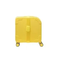 bkekm bagages cabine petit chariot à bagages, valises élégantes et exquises, roues pivotantes de 21 pouces, bagages d'embarquement d'affaires poids léger