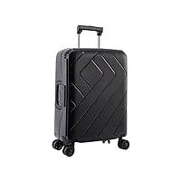 bkekm bagages cabine bagages classiques à roulettes étanches, valises de rangement de grande capacité, serrure à combinaison tsa, bagages à roulettes silencieux poids léger