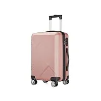 bagages cabine bagage à coque rigide élégant simple, valise à combinaison avec serrure, chariot pour voyages d'affaires, voyage en extérieur poids léger
