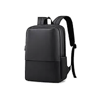 firfox sacs à dos d'ordinateur portable en nylon imperméable avec port usb, sac à bandoulière de voyage décontracté for cartable universitaire