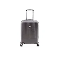 john travel valise 50 cm, dure abs, 4 roues, baobab 74, gris, de mano, 20 pulgadas, valise de voyage rigide abs avec quatre roues.
