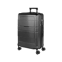 jaslen - valise moyenne, valises rigides, valise rigide, valise semaine pour tout voyage, valise soute de luxe, noir