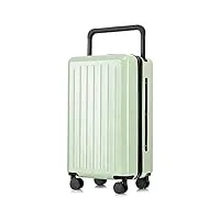 nespiq travelite valise valise À combinaison de sécurité pour bagages de grande capacité de 24 po bagages résistants À l'usure travelite valise cabine (color : grün, size : 24 inch)