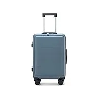 yxhyydp valise rigide de 61 cm, bagage à main, léger et durable, serrure tsa, roues pivotantes, pour loisirs/affaires (bleu glacier), bleu glace