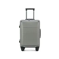 yxhyydp valise rigide de 61 cm, bagage à main, léger et durable, serrure tsa, roues pivotantes, pour loisirs/affaires (or minéral), or minéral