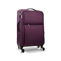 valise de voyage valise à roulettes sac fourre-tout valise de cabine - bagage de cabine valise à roulettes légère pour et s'adapte à la plupart des grandes compagnies aériennes double le confort