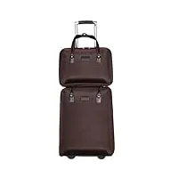 bagage valise bagages à roulettes valise 2 pièces en tissu oxford, ensembles de bagages, valises d'embarquement avec roues légères bagage cabine valise de voyage (color : a, size : 20in)