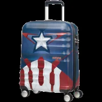 american tourister marvel wavebreaker bagage cabine captain america close-up