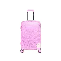 valise lollipops - valise weekend abs/pc coquelicot 4 roues 65 cm - rose