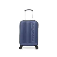 valise american travel - valise cabine abs nashville-e 4 roues 50 cm - marine