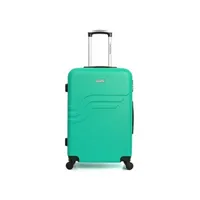 valise american travel - valise cabine abs queens 4 roues 55 cm - vert