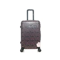 valise lollipops - valise weekend abs/pc coquelicot 4 roues 65 cm - gris fonce