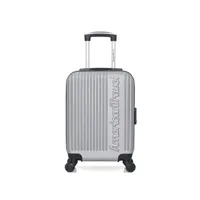 valise american travel - valise cabine abs nashville-e 4 roues 50 cm - gris