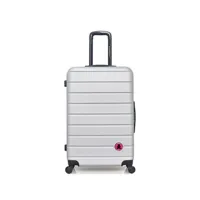 valise lulu castagnette valise grand format rigide 75cm stria-a - gris