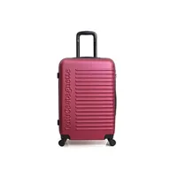 valise lulu castagnette valise taille moyenne rigide 60cm lulu classic - fuchsia