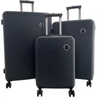 set de 3 valises david jones set de 3 valises noir - ba10263