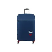 valise infinitif paris infinitif - valise cabine polyester brescia 57 cm - marine