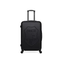 valise gentleman farmer - valise weekend abs damon 4 roues 65 cm - noir