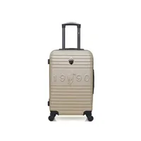 valise gentleman farmer - valise weekend abs fred-a 4 roues 60 cm - blanc