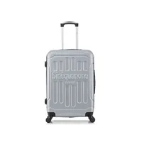 valise sinéquanone sinequanone - valise weekend abs hemera 4 roues 65 cm - gris