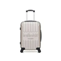 valise infinitif paris infinitif - valise cabine abs luton 55 cm - beige