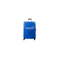 valise american travel - valise cabine abs/pc times square 55 cm - imprime