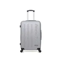 valise american travel - valise weekend abs bronx 4 roues 65 cm - gris
