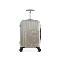 valise lpb - valise cabine abs/pc romane 4 roues 55 cm - beige