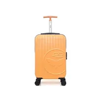 valise lpb - valise cabine abs/pc romane 4 roues 55 cm - abricot