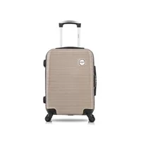 valise infinitif paris infinitif - valise cabine abs kiev 55 cm - beige