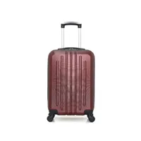valise hero - valise cabine abs vosges 55 cm 4 roues - bordeaux