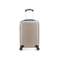 valise hero - valise cabine abs tangra 55 cm 4 roues - beige