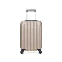 valise hero - valise cabine abs carpates 55 cm 4 roues - beige