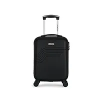 valise american travel - valise cabine abs queens-e 4 roues 50 cm - noir