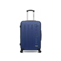 valise american travel - valise weekend abs bronx 4 roues 65 cm - marine
