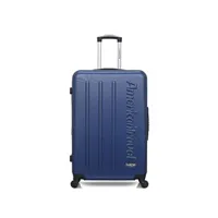 valise american travel - valise grand format abs bronx 4 roues 75 cm - marine