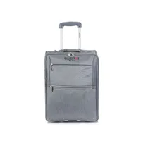 valise blue star bluestar - valise cabine polyester bercy-e 53 cm - gris