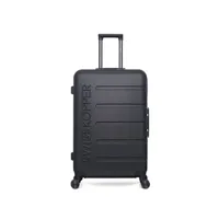valise swiss kopper - valise grand format abs aigle 4 roues 75 cm - noir