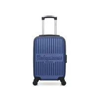 valise sinéquanone sinequanone - valise cabine abs eos-e 4 roues 50 cm - marine