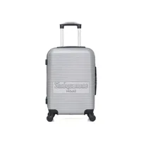 valise sinéquanone sinequanone - valise cabine abs demeter 4 roues 55 cm - gris