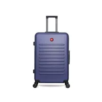 valise swiss kopper - valise grand format abs wil 4 roues 75 cm - marine