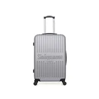 valise sinéquanone sinequanone - valise grand format abs eos-a 4 roues 70 cm - gris