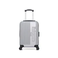 valise sinéquanone sinequanone - valise cabine abs athena-e 4 roues 50 cm - gris