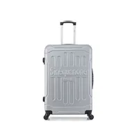 valise sinéquanone sinequanone - valise grand format abs hemera 4 roues 75 cm - gris