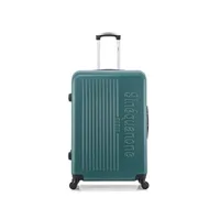 valise sinéquanone sinequanone - valise grand format abs ceres 4 roues 75 cm - vert fonce